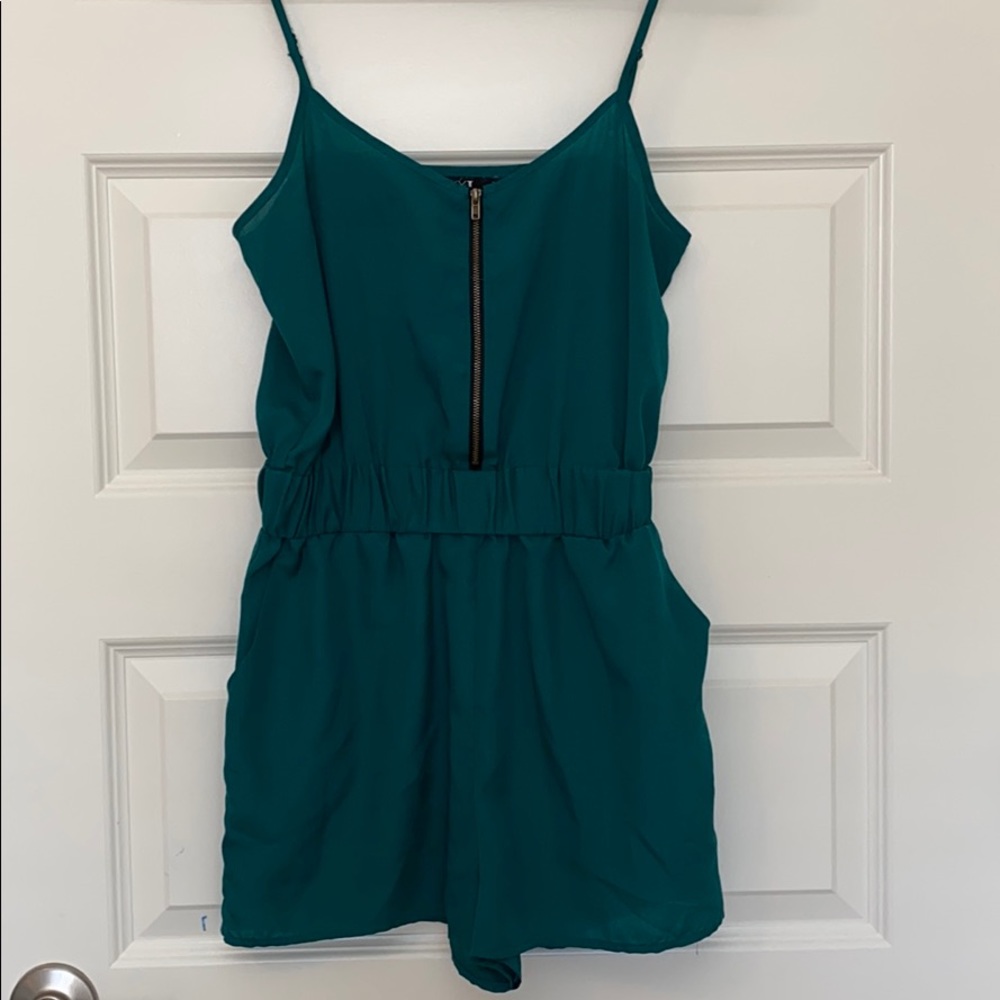 Green Forever 21 Romper